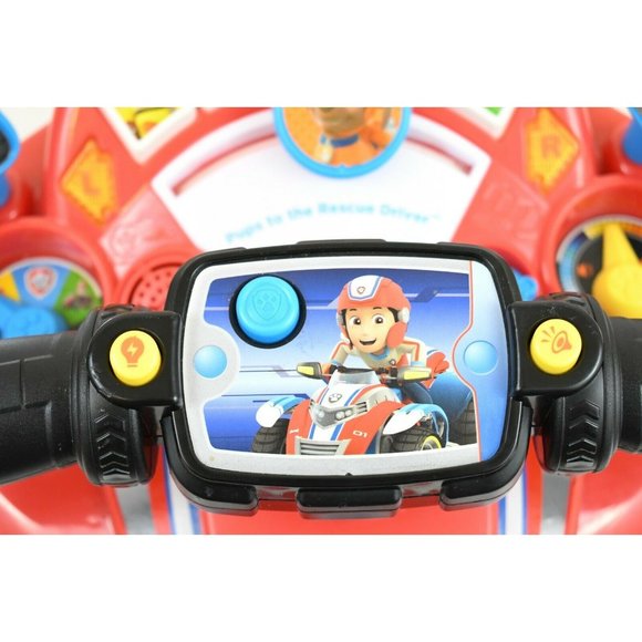 VTech Nickelodeon Paw Patrol Pups To The Rescue Driver Talking Toy Wheel - Picture 5 of 6